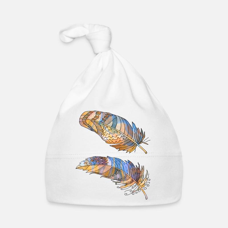 Feder Baby Bio-Mütze