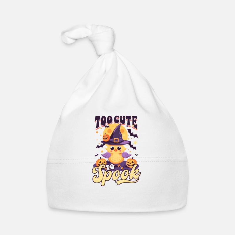 Halloween Chicken Too Cute To Spook Organic Baby Cap
