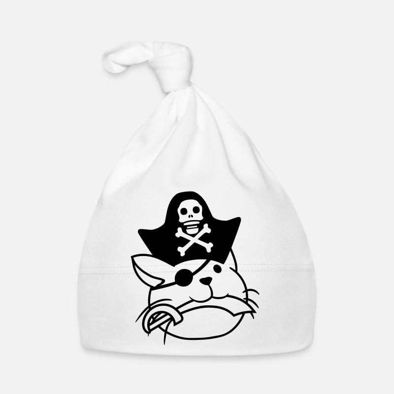 Mignon Pirate Cat Buccaneer Oeil Patch Chapeau Sabre Bonnet bio Bébé