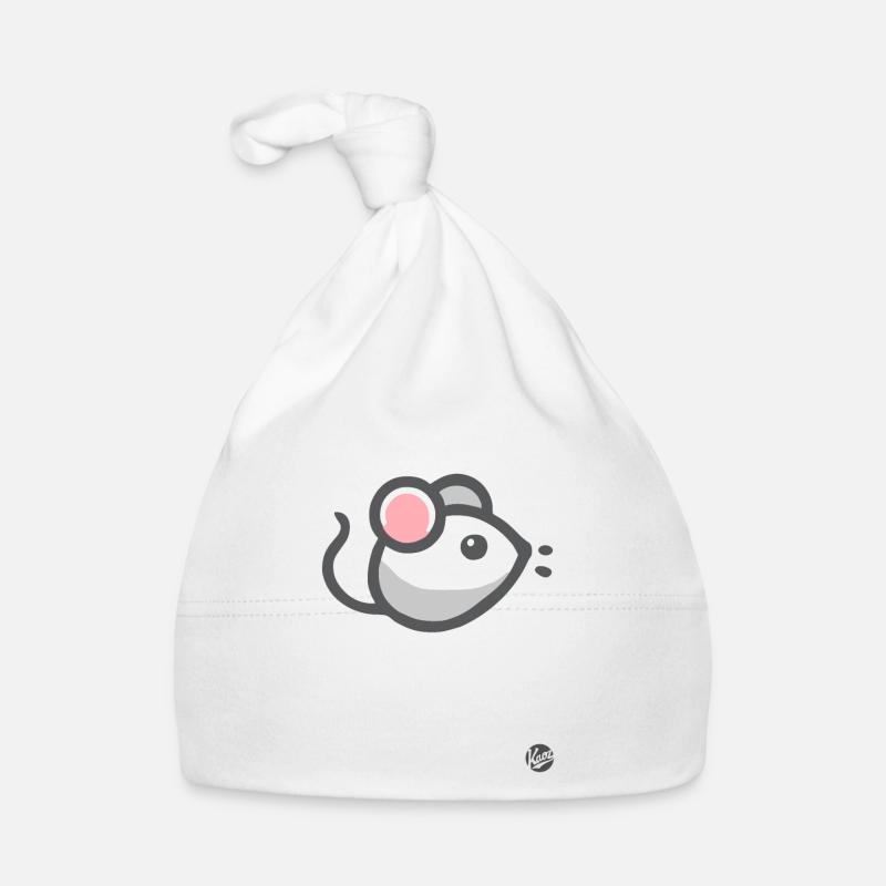 Cute Mouse Organic Baby Cap