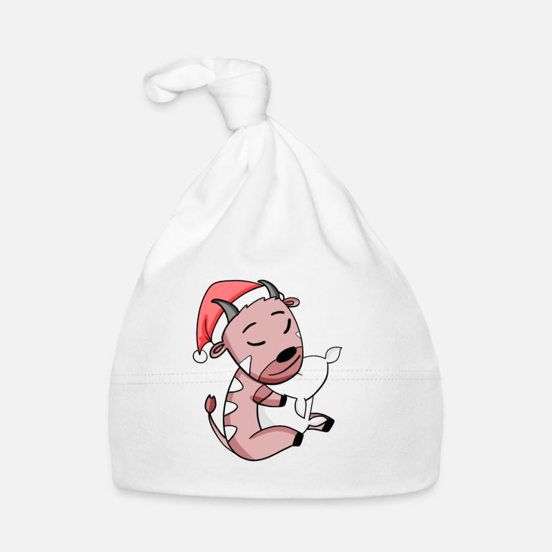 Antilope Niedlich Müde Ausschlafen Weihnachten Baby Bio-Mütze