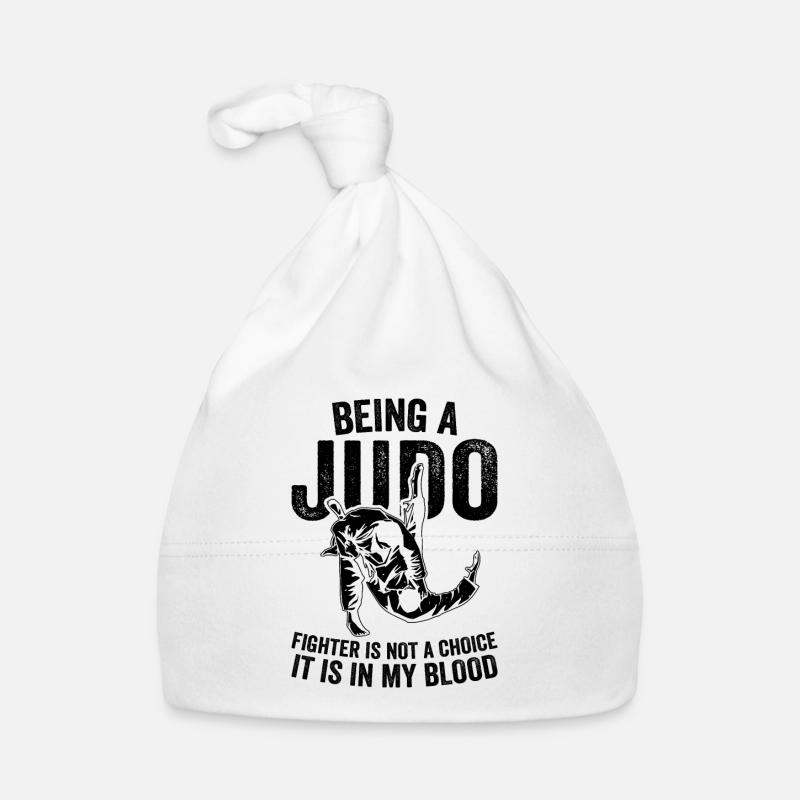 Être un combattant de judo n’est pas un choix, c’est dans ma b. Bonnet bio Bébé