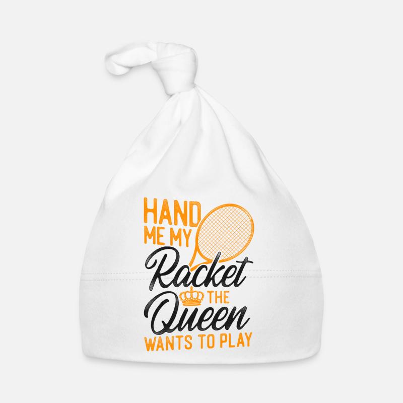 Funny Tennis Player Racket Queen Baby Bio-Mütze