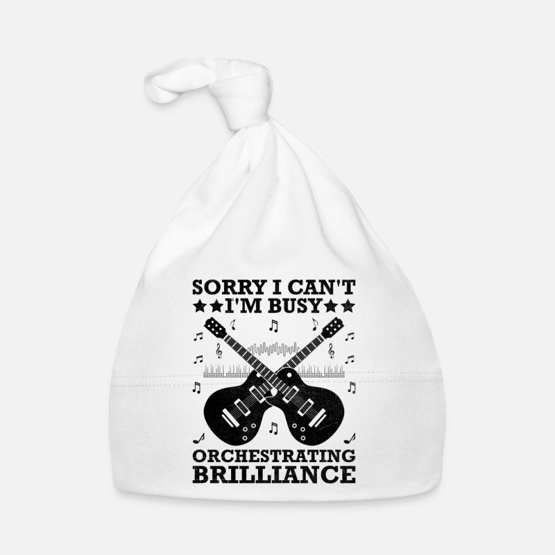 Sorry I Can't I'm Busy Orchestrating Brilliance Te Organic Baby Cap
