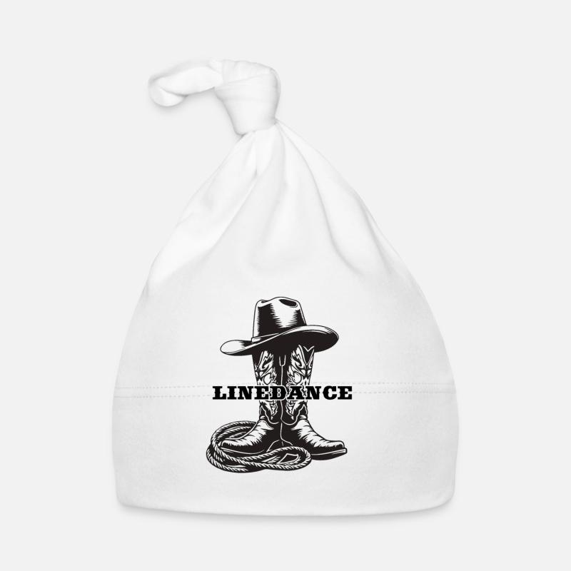 Linedance Linedancing Country Fan - Geschenk Baby Bio-Mütze