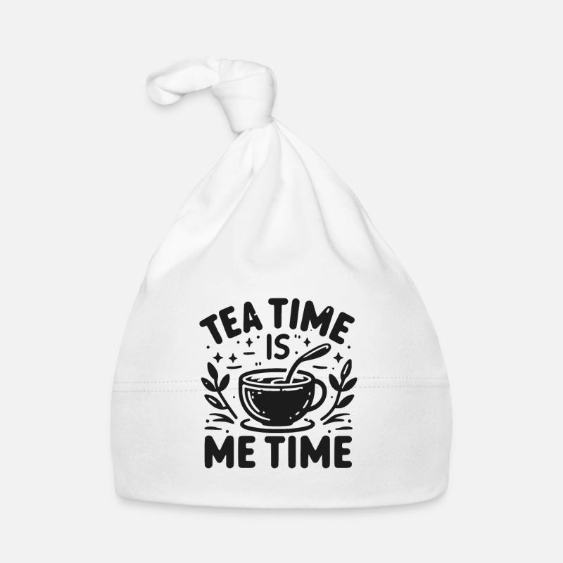 L’heure du thé, c’est du temps pour moi Bonnet bio Bébé