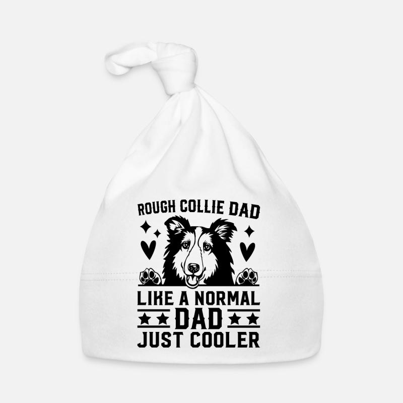 Rough Collie Dad comme un papa normal, juste plus cool Bonnet bio Bébé