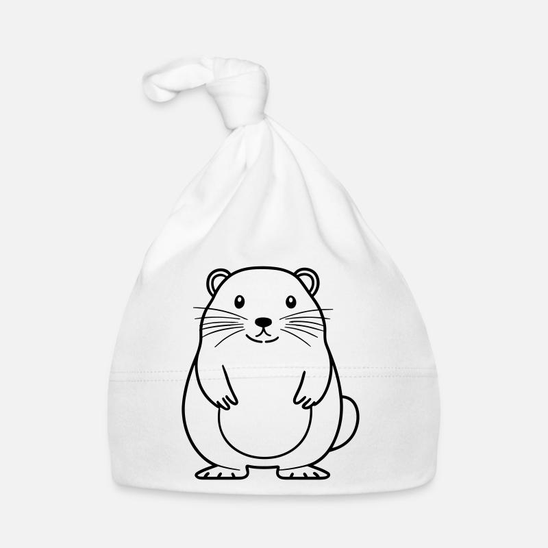 Murmeltier Baby Bio-Mütze