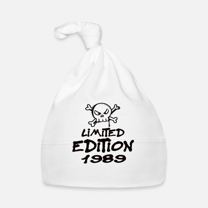 Edition Limitée 1989 Anniversaire Né 1989 Bonnet bio Bébé