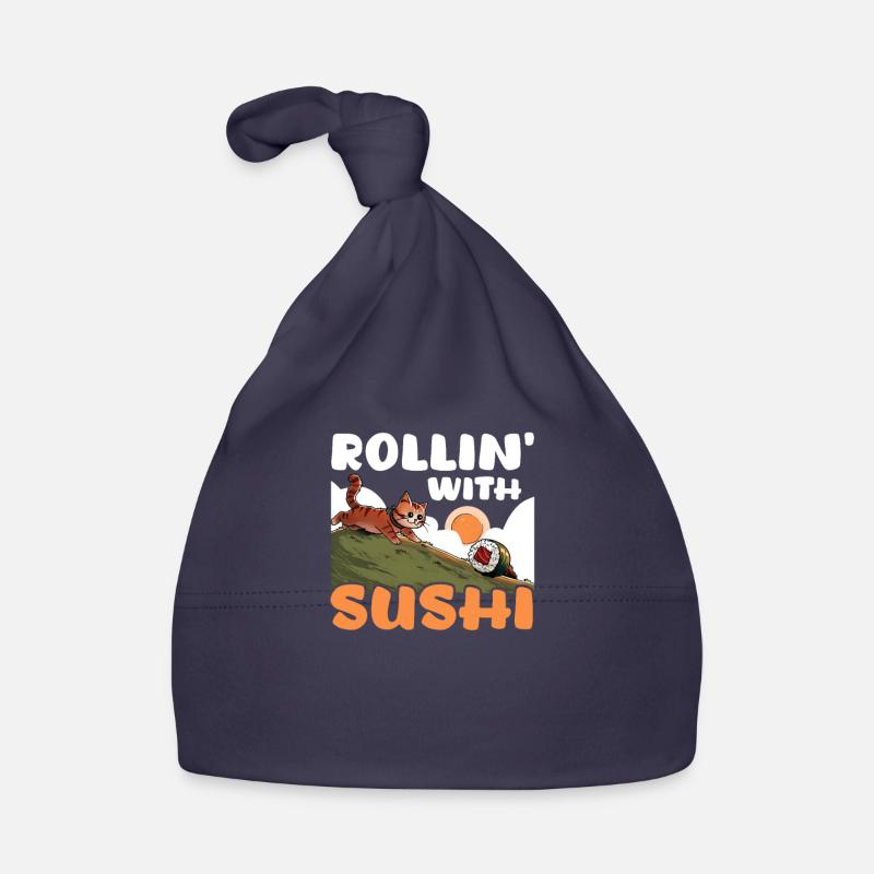 Sushi Roll Rollin' mit Sushi Baby Bio-Mütze
