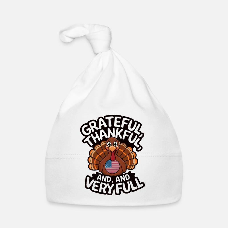 Funny Thanksgiving Turkey Organic Baby Cap