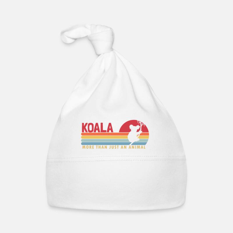 Koala mehr als ein Tier Koalabär Eukalyptus Baby Bio-Mütze