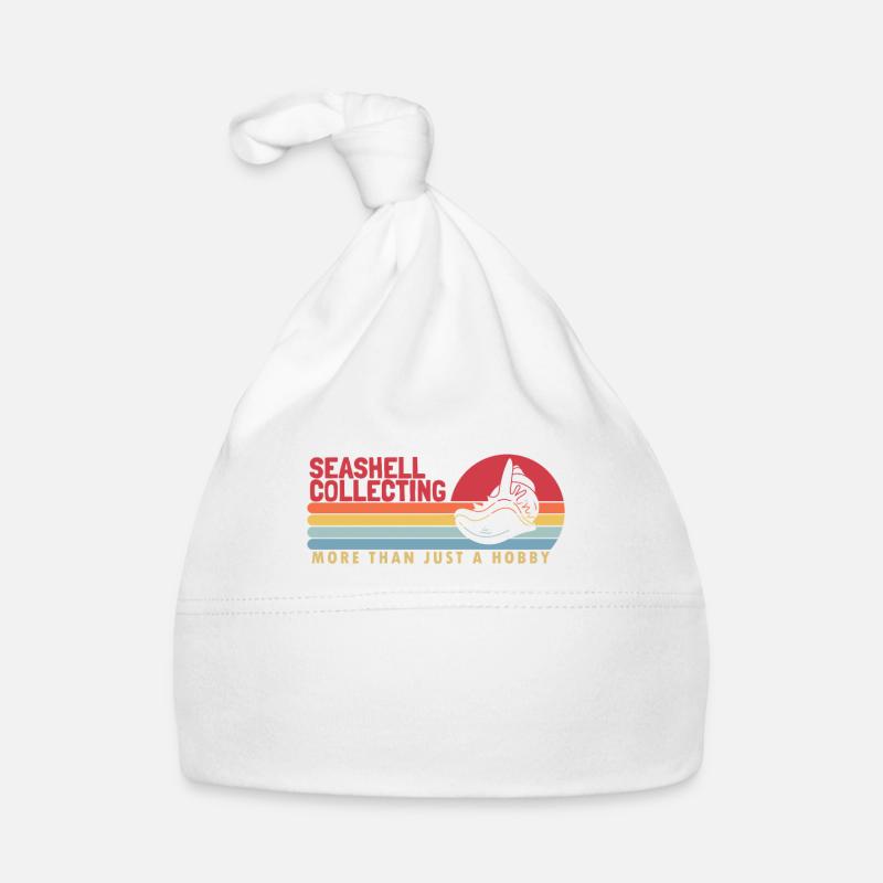 Seashell Collecting more than a Hobby Seashell Organic Baby Cap