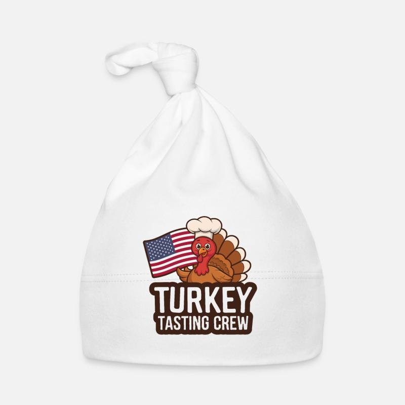 Funny Thanksgiving Turkey Organic Baby Cap