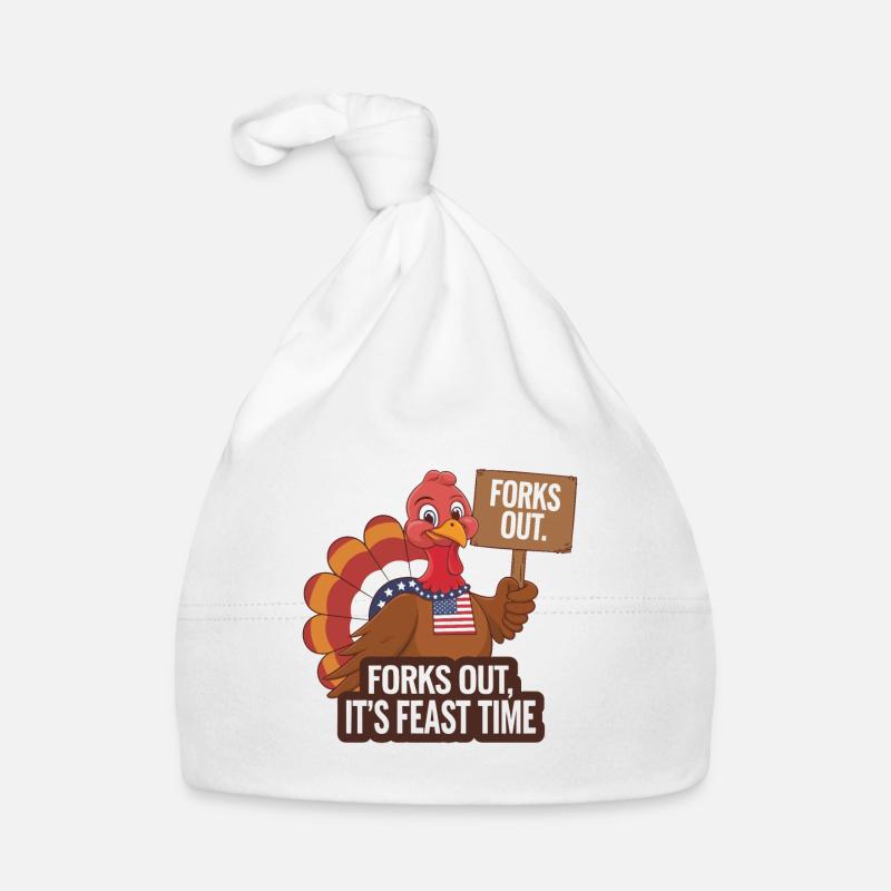 Lustiger Thanksgiving Truthahn Baby Bio-Mütze