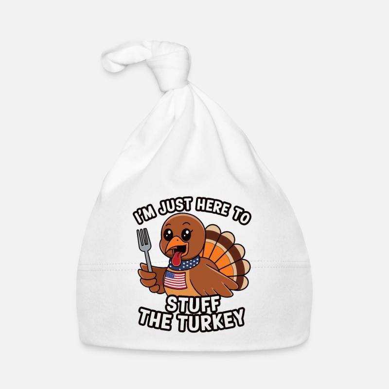 Lustiger Thanksgiving Truthahn Baby Bio-Mütze