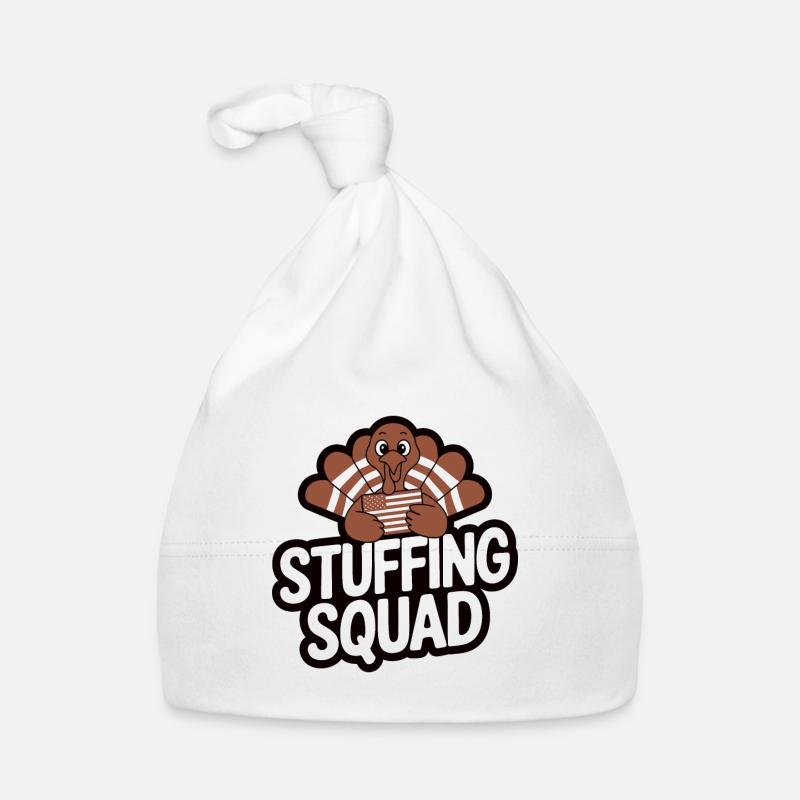 Dinde drôle de Thanksgiving Bonnet bio Bébé