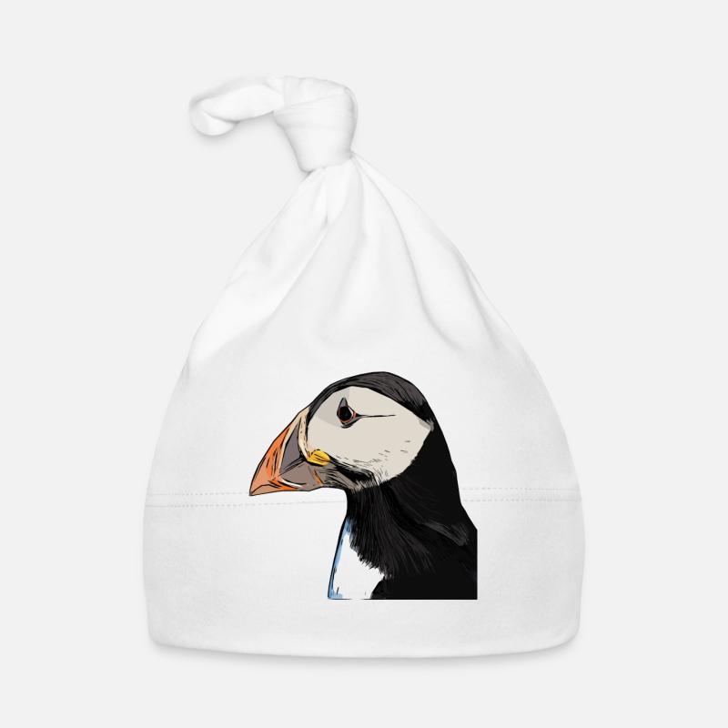 Papageientaucher - Lunde - Macareux Bonnet bio Bébé