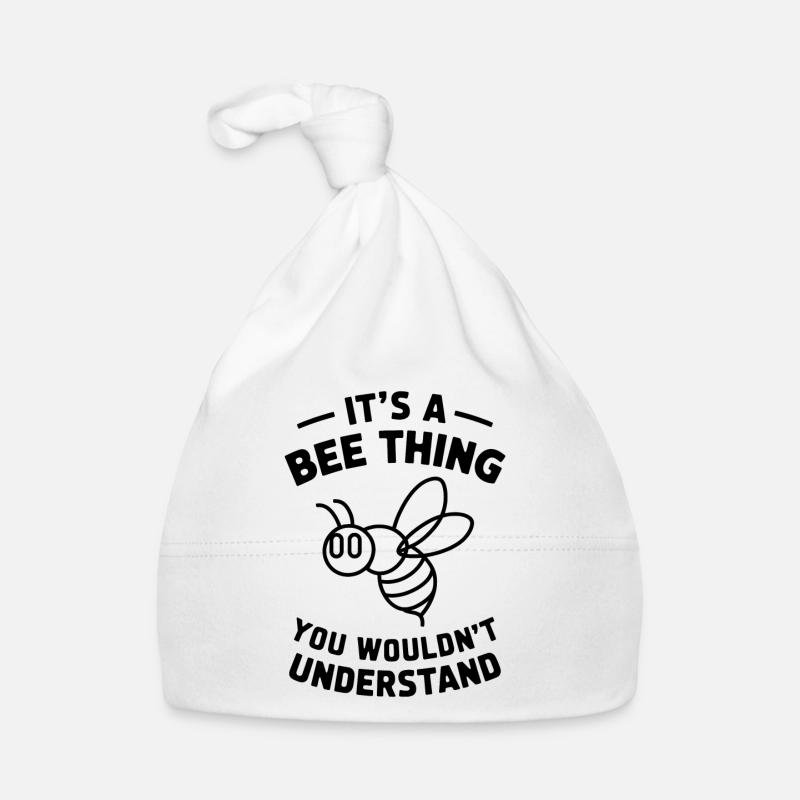 Bienen Spruch Imker Biene Lustiges Bienen Geschenk Baby Bio-Mütze