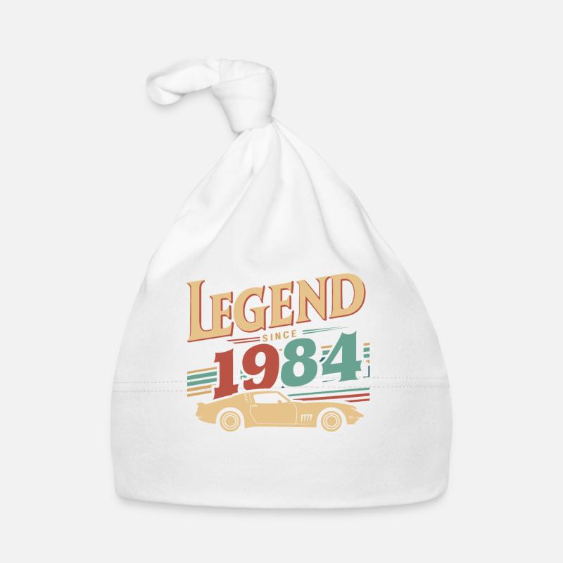 Legende seit 1984 Oldtimer Retro Style Baby Bio-Mütze