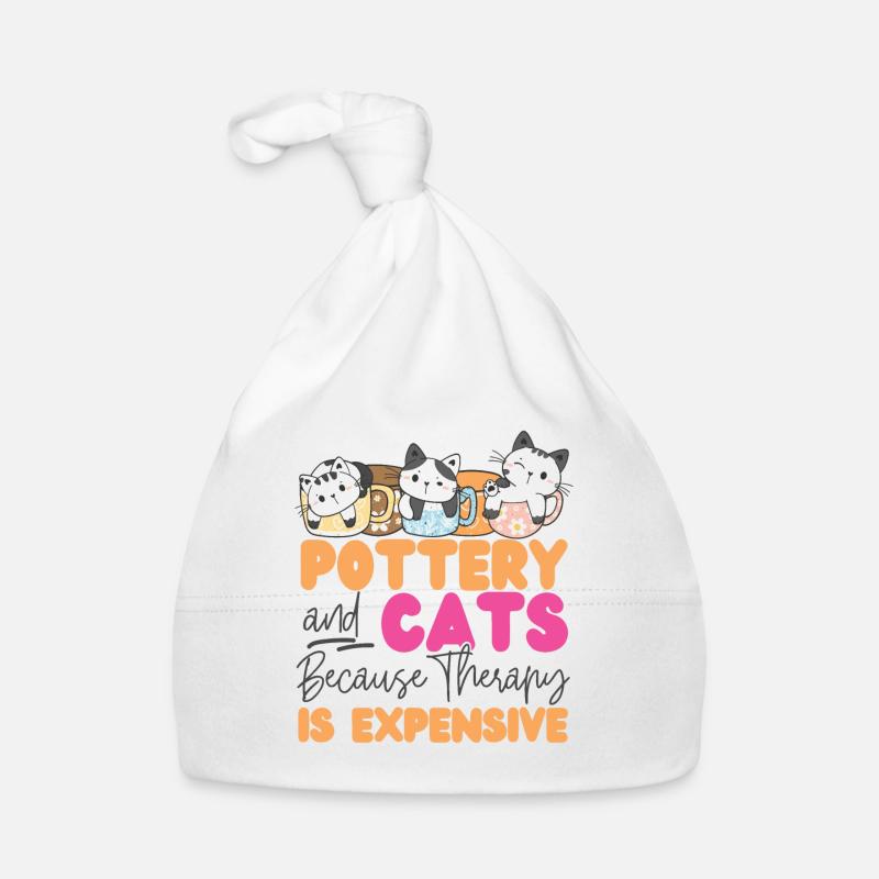 Pottery Ceramics Artist Cat Organic Baby Cap