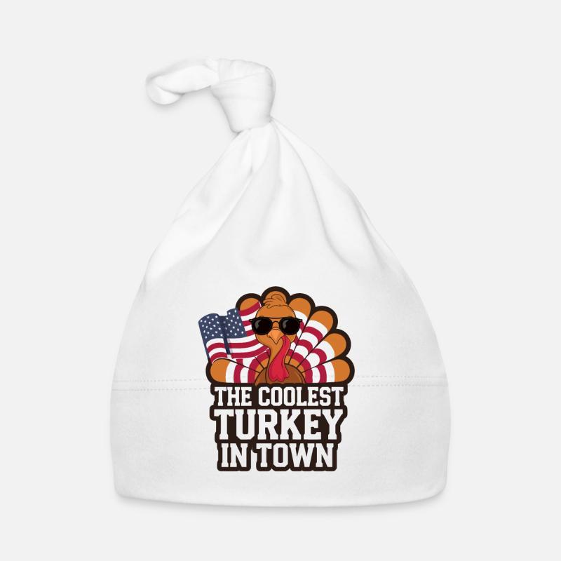 Lustiger Thanksgiving Truthahn Baby Bio-Mütze