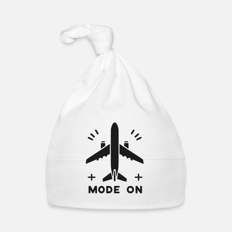 Airplane Mode On Organic Baby Cap