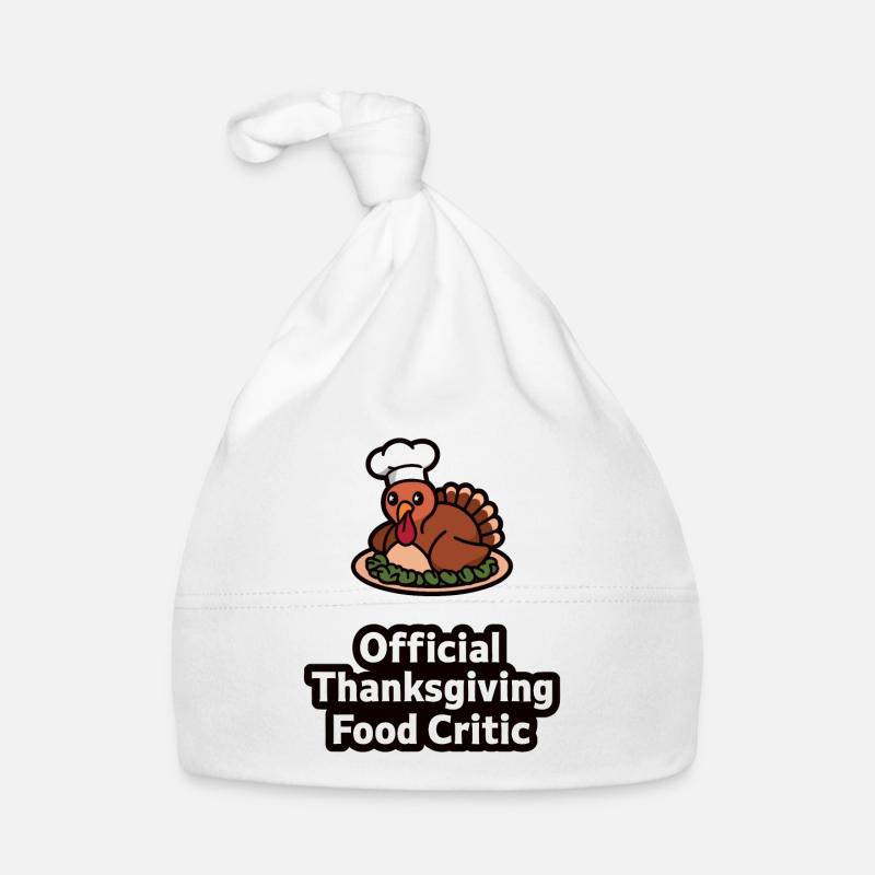 Dinde drôle de Thanksgiving Bonnet bio Bébé