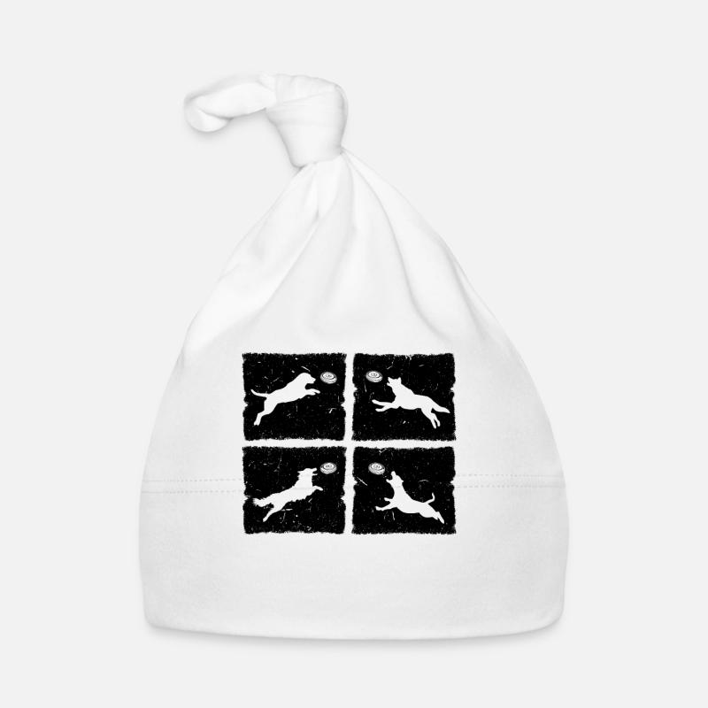 Discdogging Chien Frisbee Discdogging Lover Bonnet bio Bébé