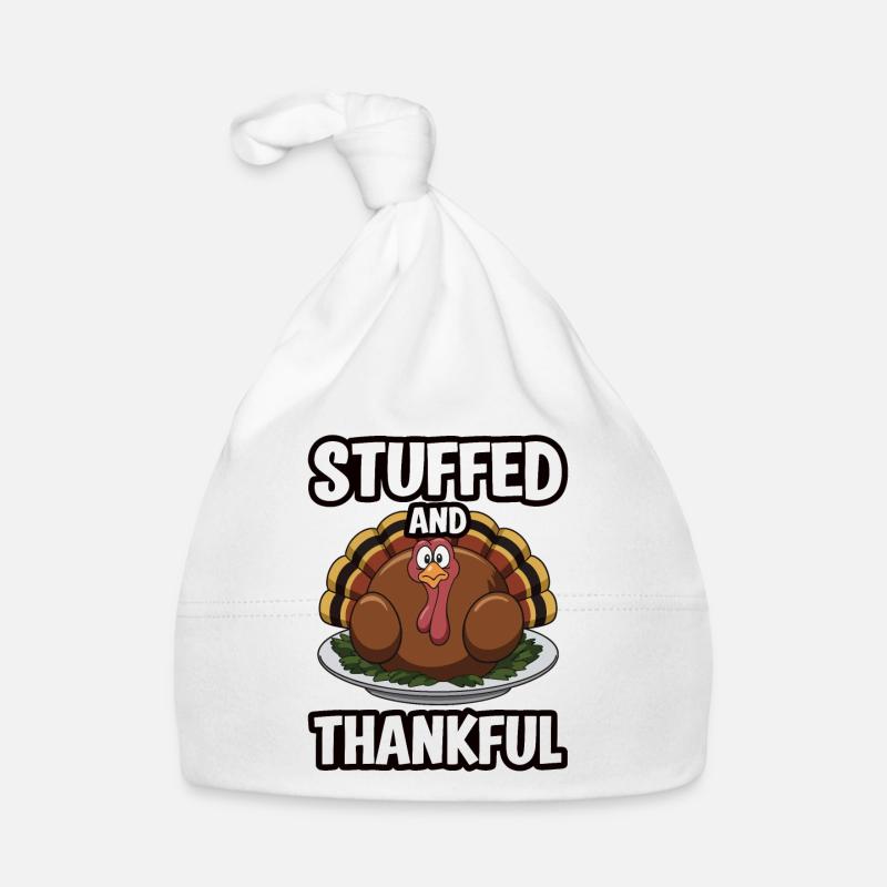 Dinde drôle de Thanksgiving Bonnet bio Bébé