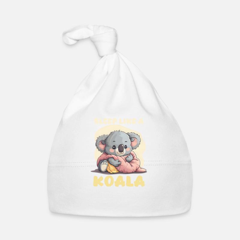 Koala Sleep Like A Koala Organic Baby Cap