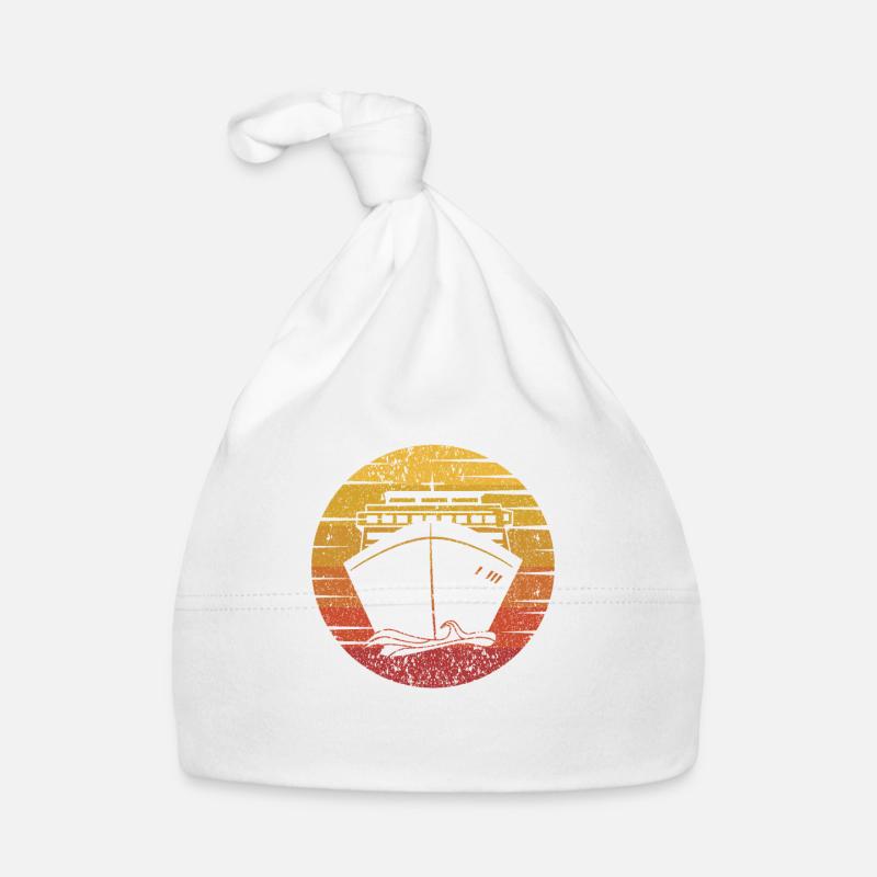 Bateau de croisière rétro Croisière équipage Passangers Croisière Bonnet bio Bébé