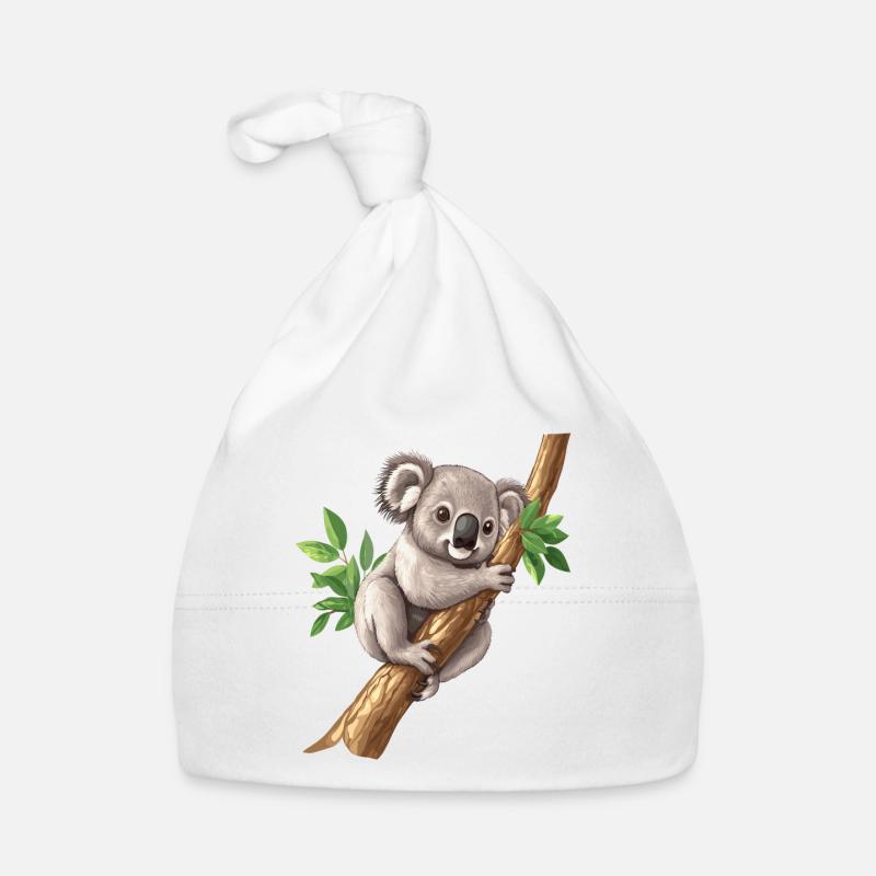 Koala bear, koala in Australia Organic Baby Cap