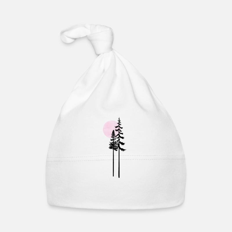 Moonlight Silhouette Moonlit Silhouette Organic Baby Cap