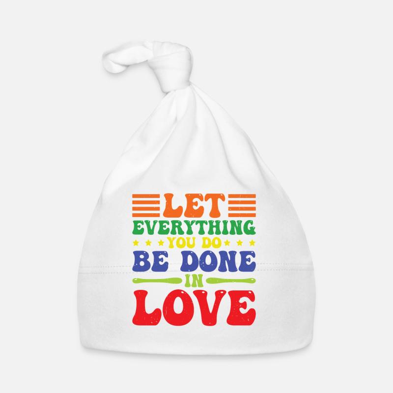 Let Everything You Do Be Done In Love 5 Baby Bio-Mütze