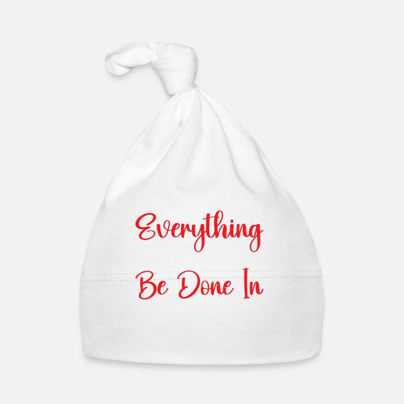 Let Everything You Do Be Done In Love 6 Baby Bio-Mütze
