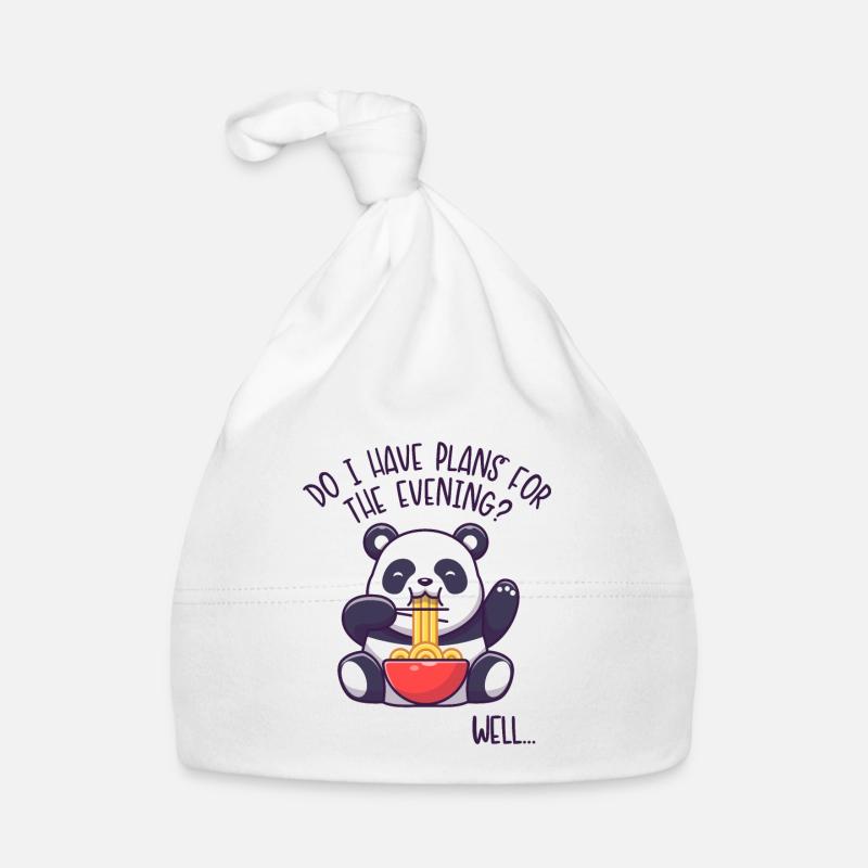 J’ai des projets pour l’ami de l’ours panda du soir Bonnet bio Bébé