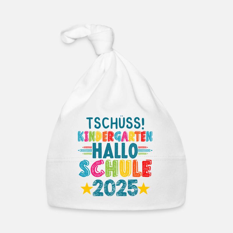 Goodbye Kindergarten Hello School KitaAbsolve 2025 Organic Baby Cap