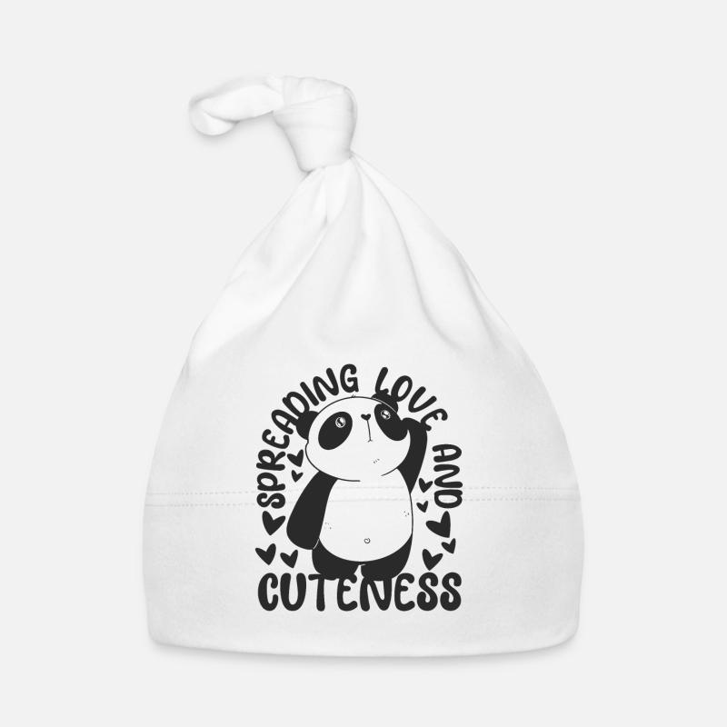 Répandre l’amour et la gentillesse Panda Ours Ami Bonnet bio Bébé