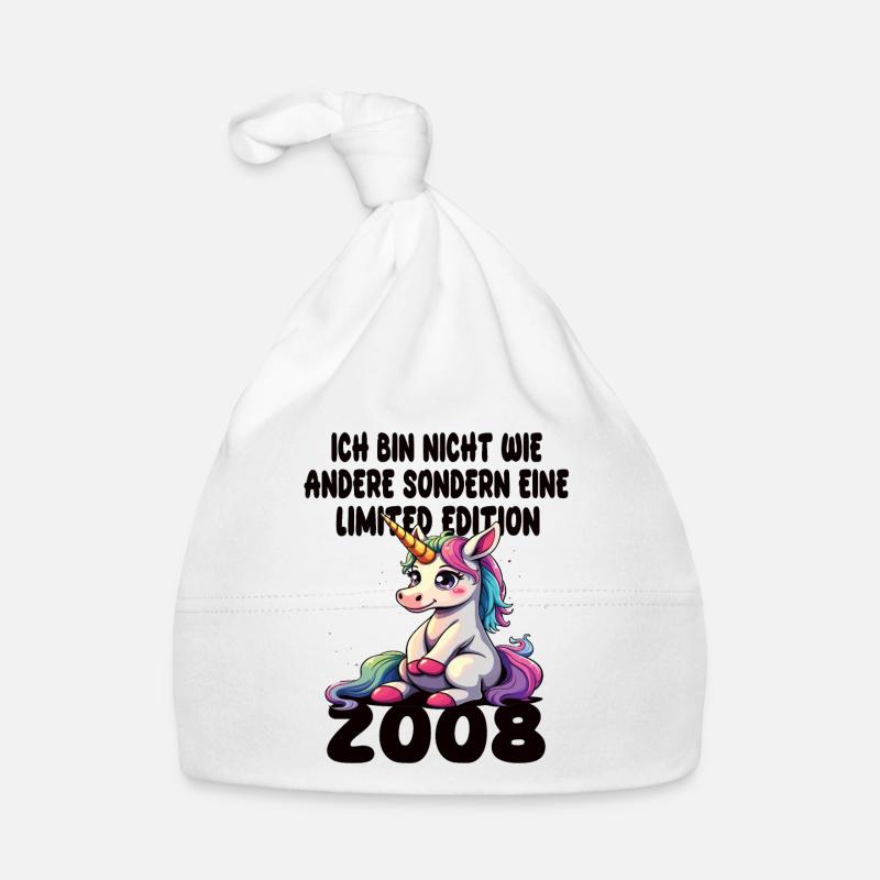 Edition Limitée 2008 Anniversaire 2008 Naissance Bonnet bio Bébé