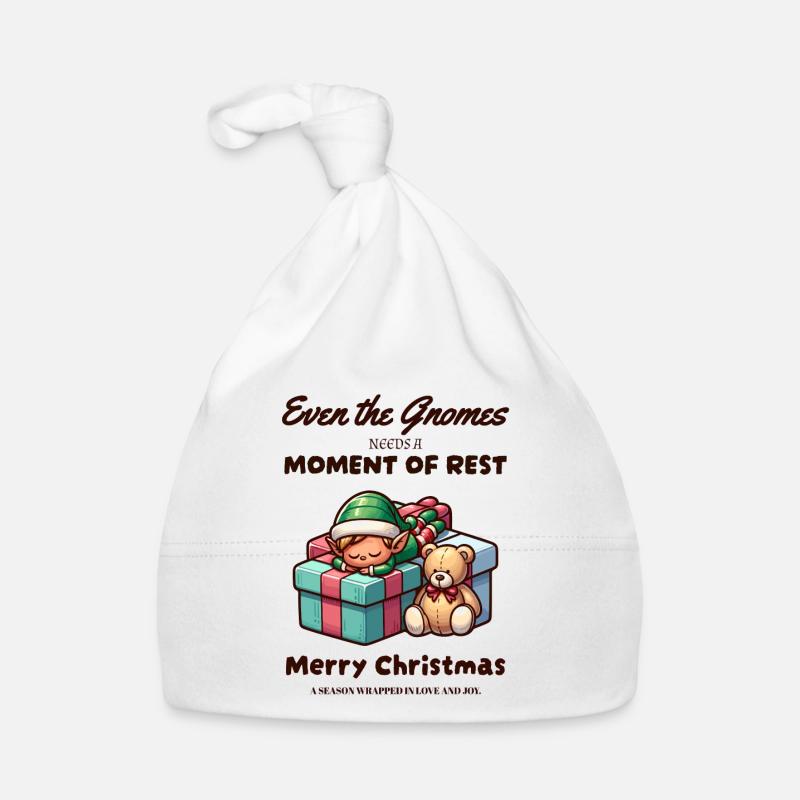 Nains à Noël Bonnet bio Bébé