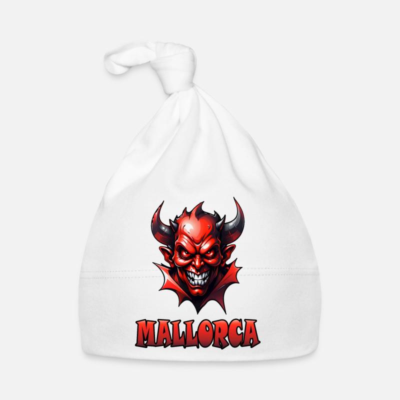 Mallorca mit Red Devil Baby Bio-Mütze