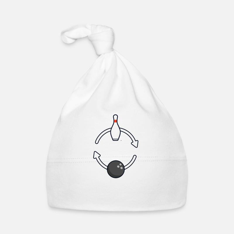 Bowling Strike, répéter, répéter Bonnet bio Bébé