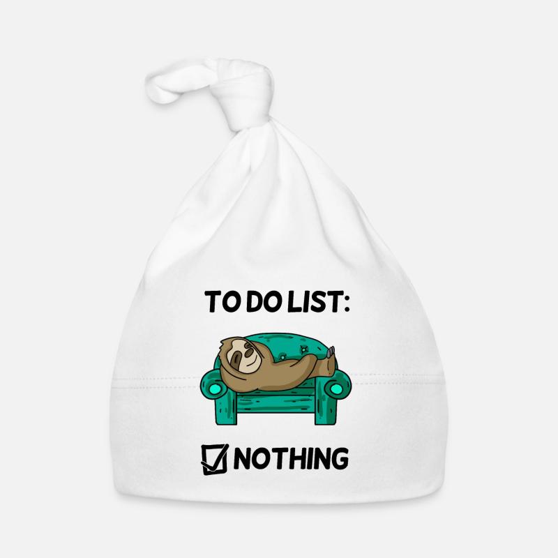 To do Liste - lustige sprüche Baby Bio-Mütze