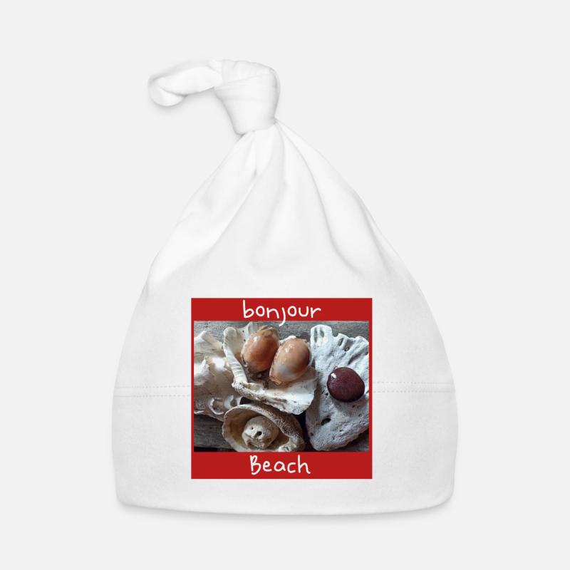 Shells Photo Organic Baby Cap