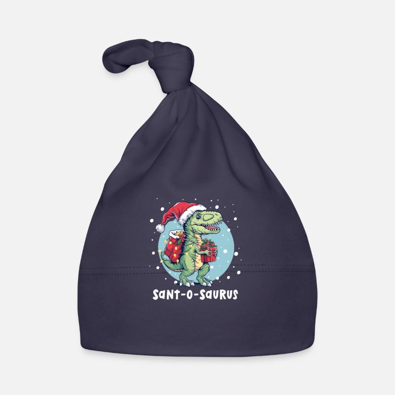 Dinosaurier Weihnachten Sant-O-Saurus Baby Bio-Mütze