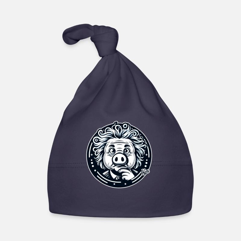 Albert Schweinstein the genius Organic Baby Cap