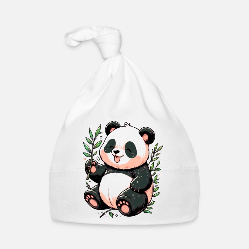 Panda Organic Baby Cap
