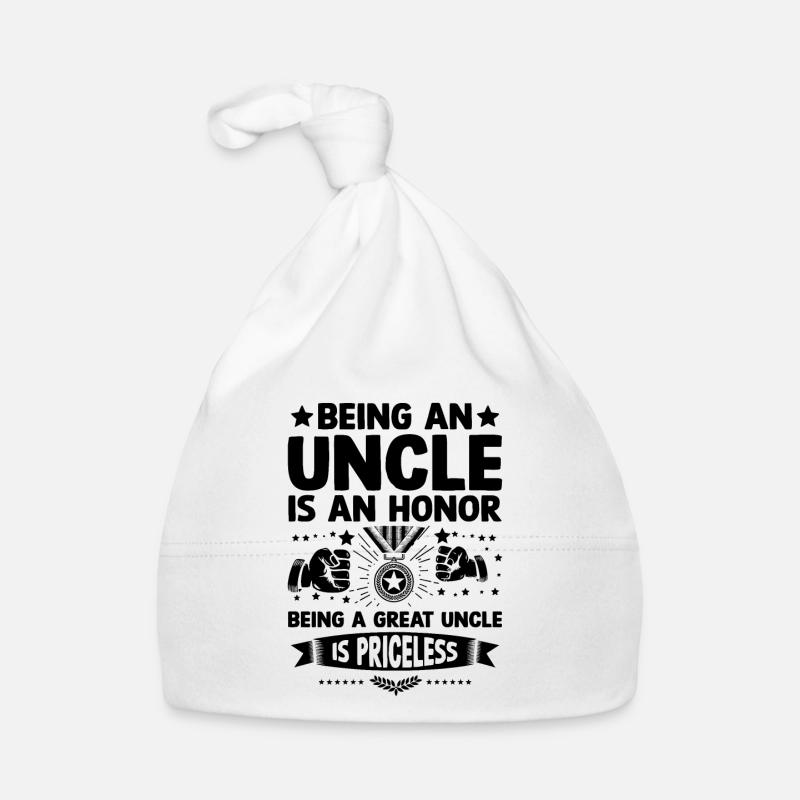 Being An Uncle Is An Honor Being A Great Uncle Is Organic Baby Cap