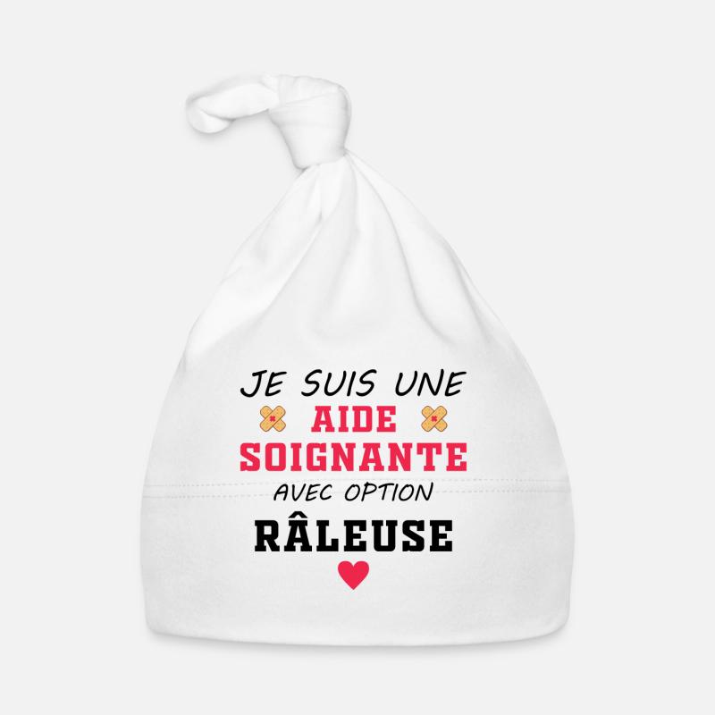 je suis une aide soignante avec option râleuse Bonnet bio Bébé